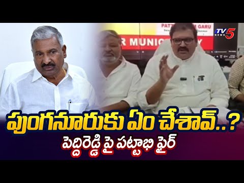 TDP Pattabhi Ram Fires on Peddireddy Ramachandra Reddy | Punganuru | TV5 News - TV5NEWS