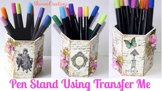 Pen Stand using Transfer Me Sheets/ Handmade Pencil Stand screenshot 2
