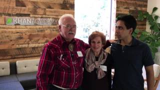 Jon and Diane Claerbout visit Sal Khan at Khan Lab School  (3)