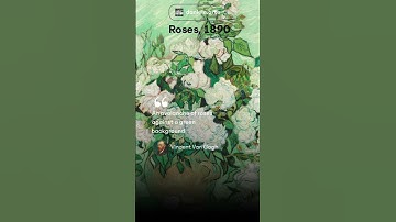 Van Gogh Exhibit: Roses, 1890 #shorts #vangogh #vincent #art #artist