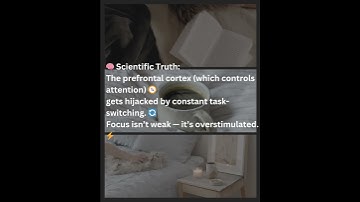 You’re NOT Lazy — Science Explains Why You Can’t Focus ⚡            #Shorts #AItools2025 #StudyHack
