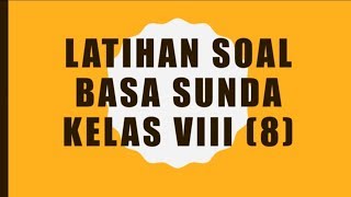 Latihan soal