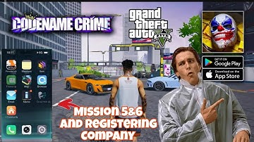 Codename Crime | Mission 5 & 6 | Crime City Gameplay GTA 6 Mobile By Tencent Games