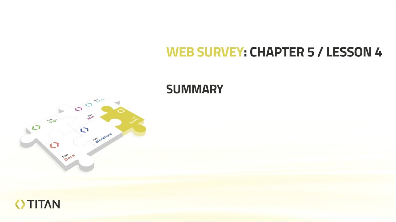 Web Survey 101: Chapter 5 - Lesson 4 | Summary - YouTube