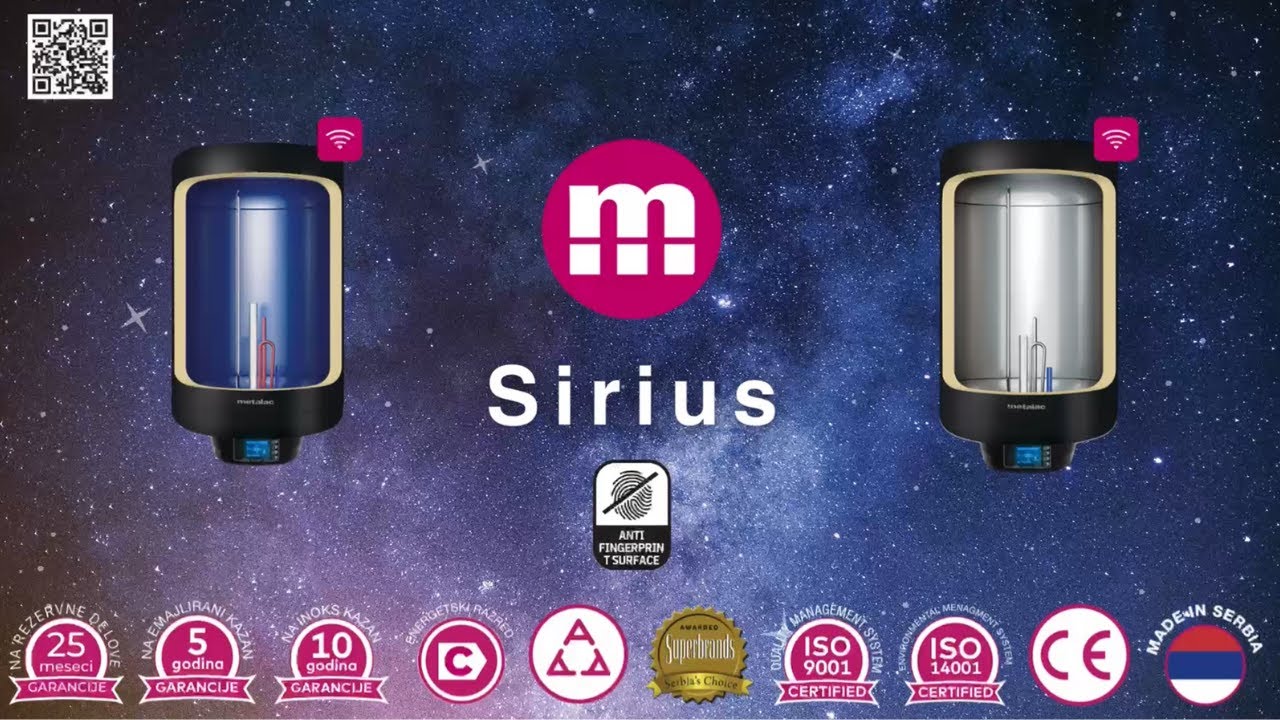 Metalac Bojler Sirius Black