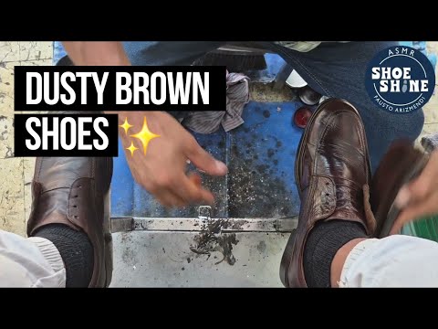 S9E8 The Dusty Brown shoes in Acapulco #mexico #ASMR #shoeshine #faustoarizmendi