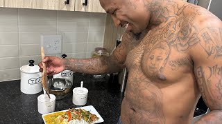 My steak, sweet corn and rice came out like no other must watch full video🤤