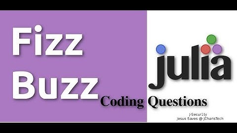 Julia Coding Questions - Fizz Buzz