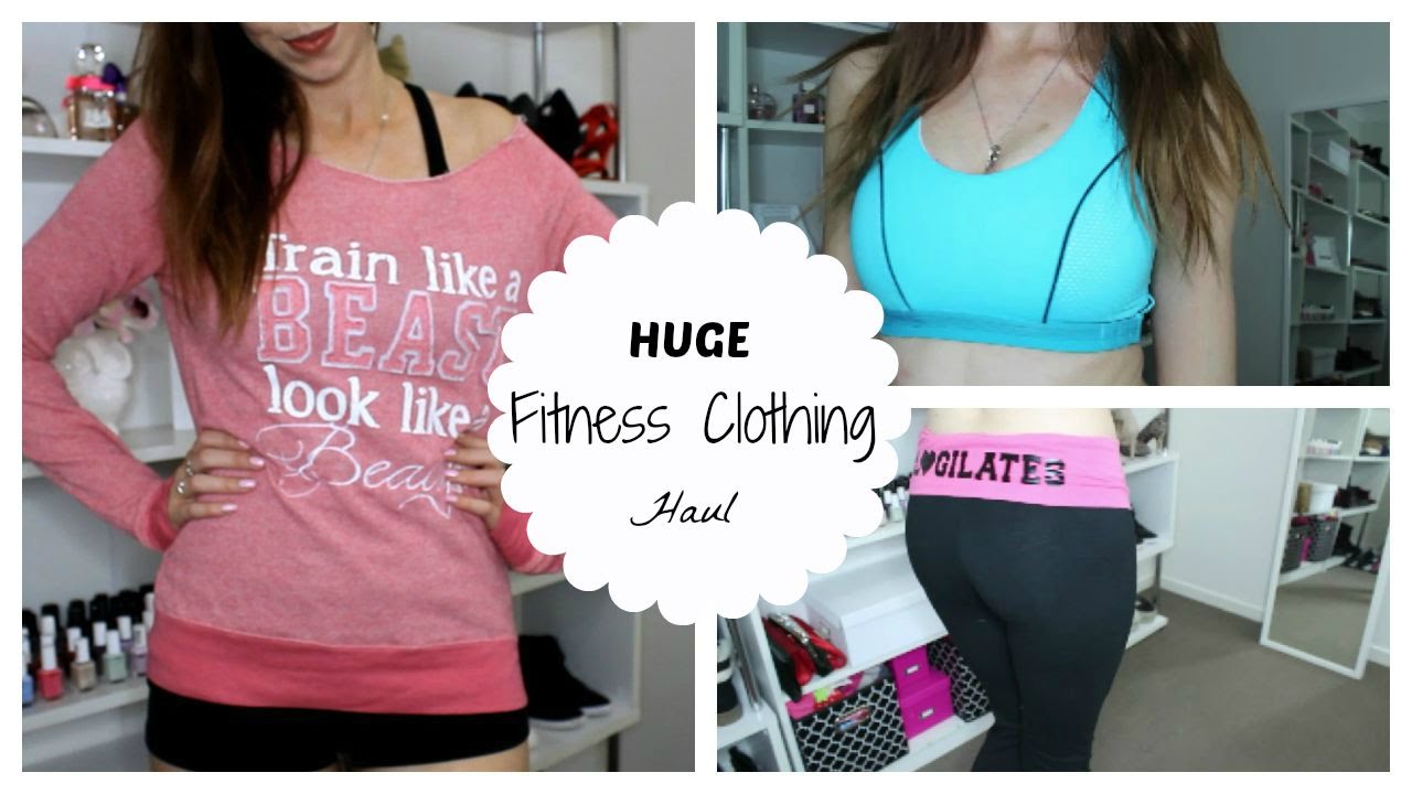 HUGE Fitness Clothing Haul & TryOn ♡ YouTube