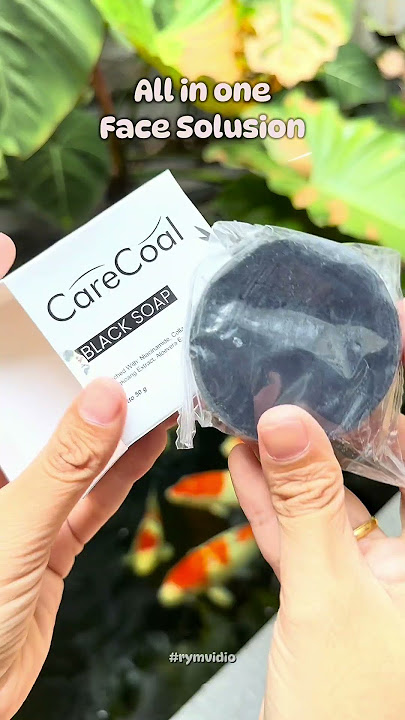 Jadi rutin cuci muka karena sabun batang ini, CareCoal Black Soap!!