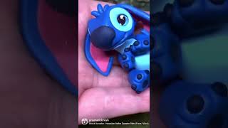 Stitch as a Dragon - DIY clay