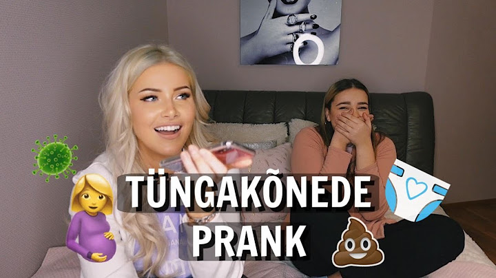 TÜNGAKÕNEDE PRANK ft Sidni