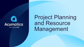 Project Planning and Resource Management Video