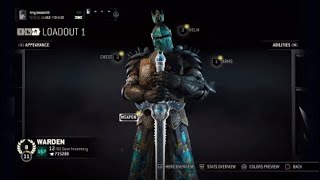 For Honor New Warden Mask Outfit and Weapon (Frost wind Festival)