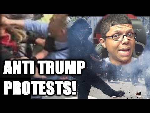 ANTI TRUMP PROTESTS AT BERKELEY! Lets Talk! - ANTI TRUMP PROTESTS AT BERKELEY! Lets Talk!