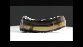 フローライト (蛍石) スライス研磨 88g　/ Fluorite