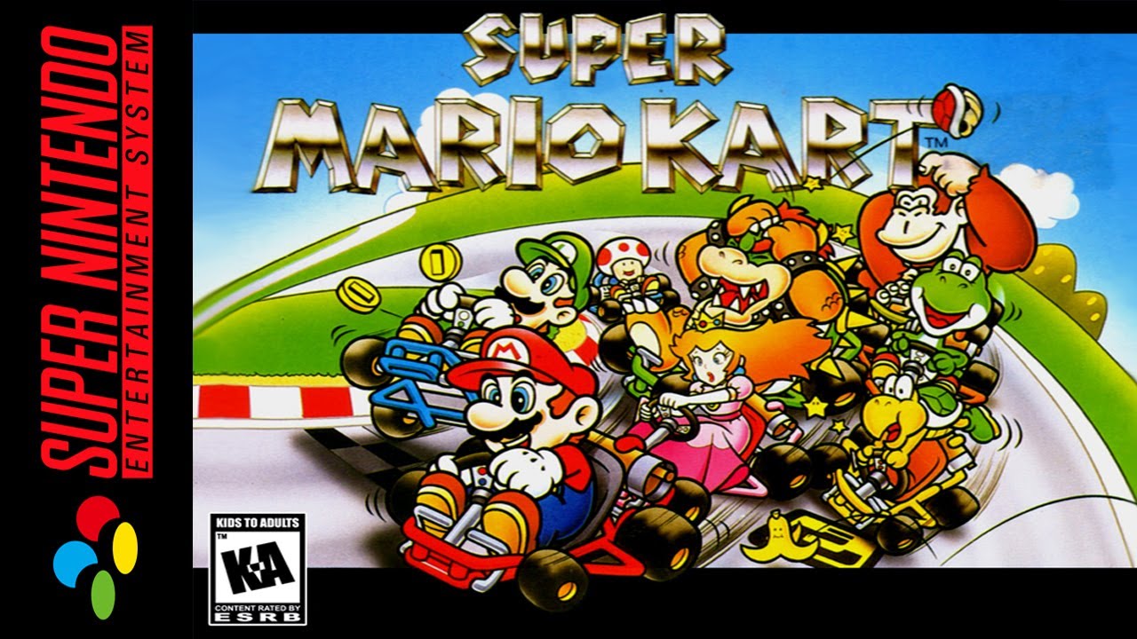 Longplay] SNES - Super Mario Kart (4K, 60FPS) 