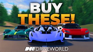 5 BEST Cars  To Buy In Drive World!