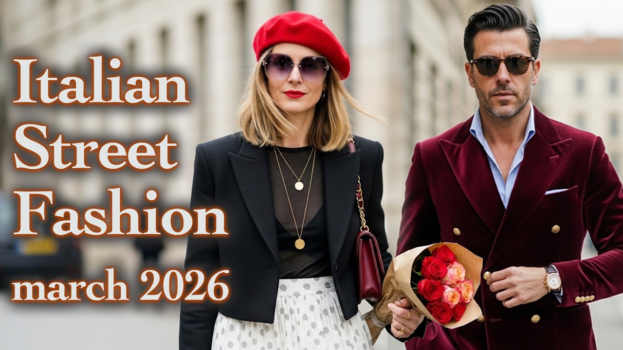 Весенняя уличная мода Милана 2026 🌹 Шикарные образы из Италии и лучшие тренды марта. Модный влог
