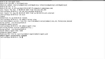 Hortonworks - Uninstall Hadoop and Ambari as well as drop the cluster