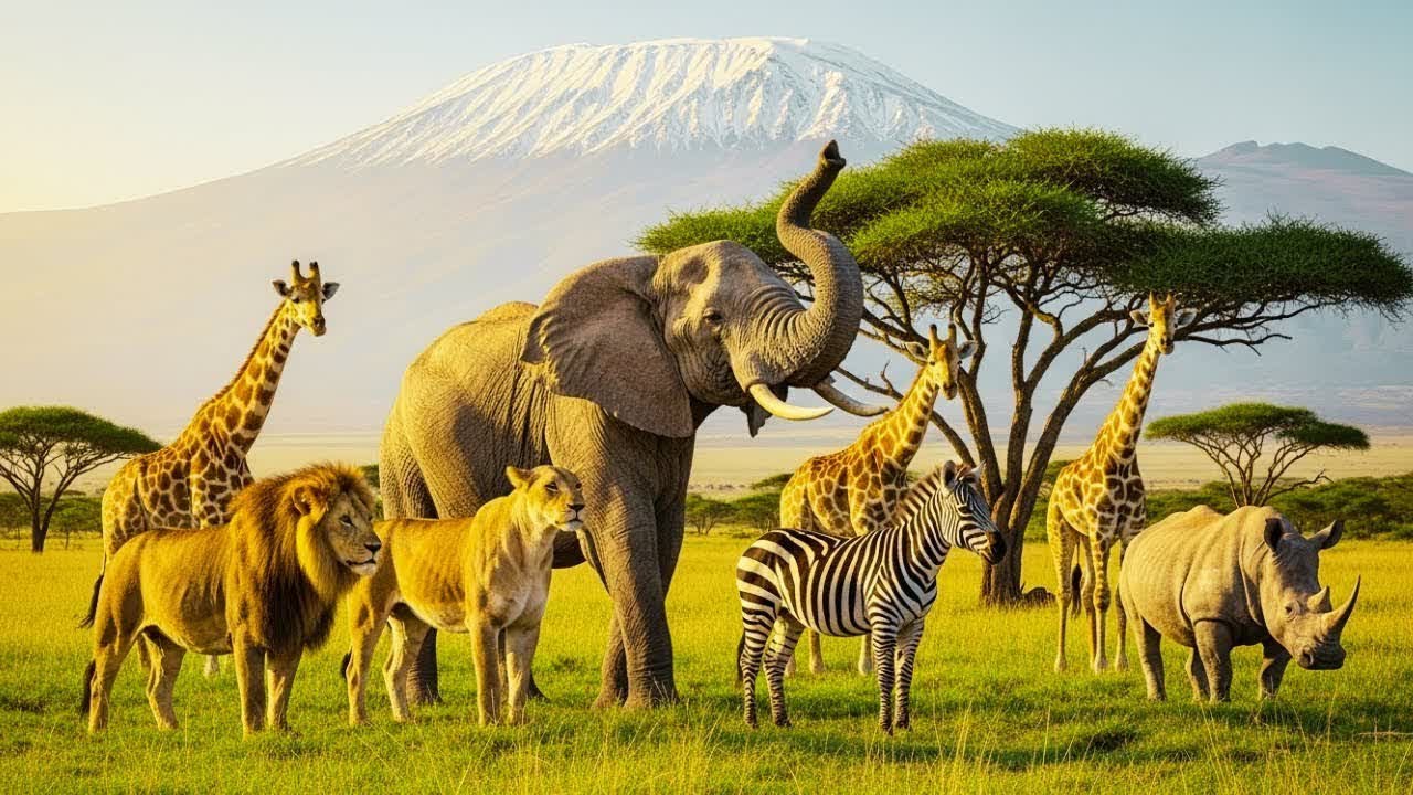 Wild Africa 4K: Diverse Animals and Ecosystems in Tanzania and Namibia