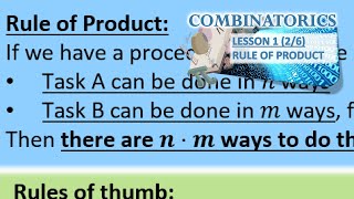 COMBINATORICS - LESSON 2: BASICS OF COUNTING - PART 2/6 - Rule of Product