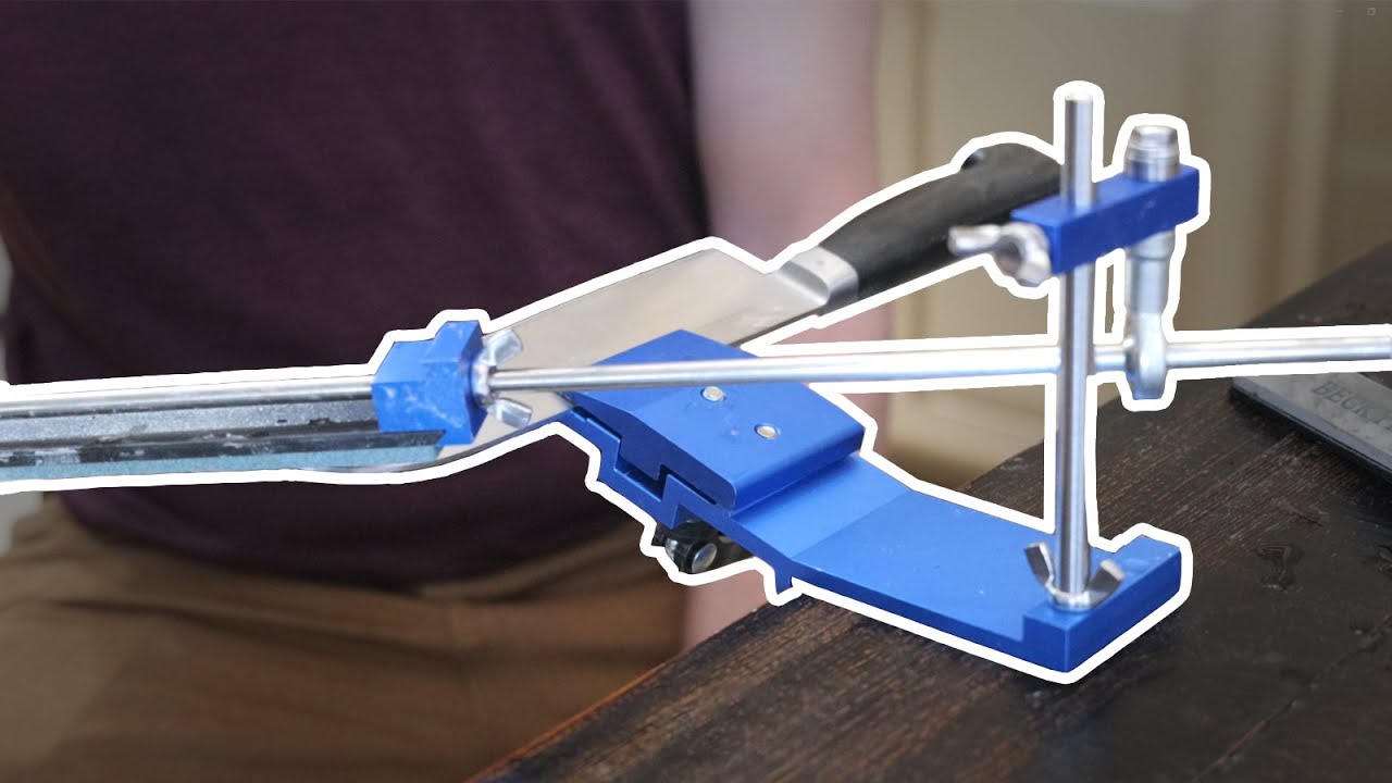 CWOVRS Quick Clamp Knife Sharpener Review (The Blue Sharpener)