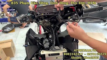 Cách lắp mạch tắt đèn passing trợ sáng L4X cho Winner X V2 và V3