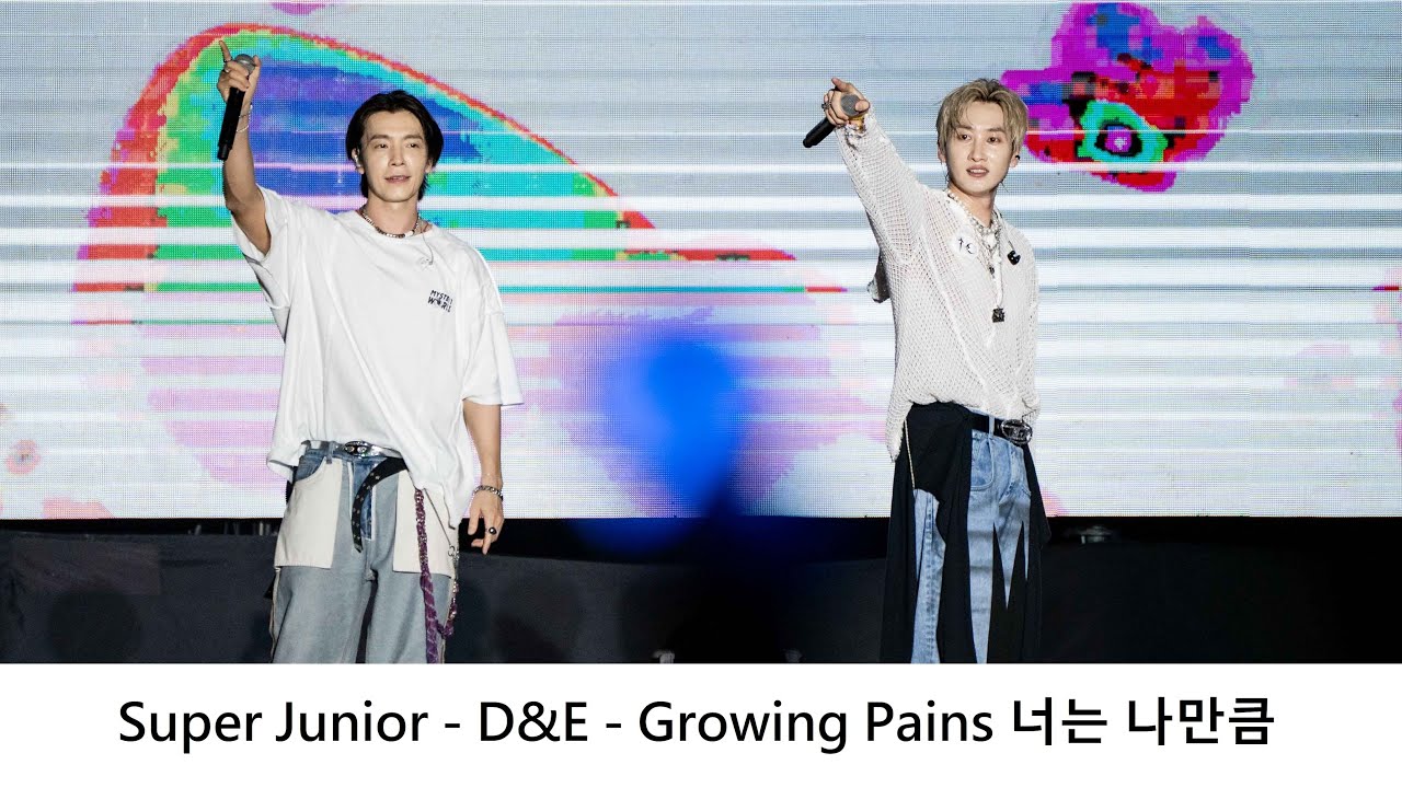 Super Junior - D&E - Growing Pains 너는 나만큼  ( 20240324 高雄櫻花季 SAKURA FESTIVAL ) ｜4K