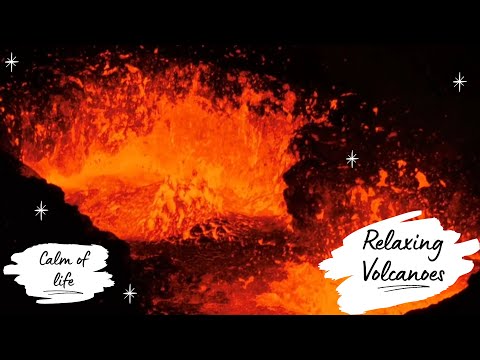 Volcano Beautiful video and music for relaksation