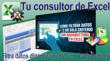 Domina Excel: botones de opción (Radio Buttons), Secretos para Informes Automáticos y Rápidos.