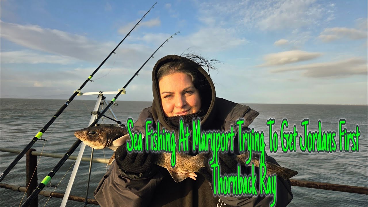 Sea Fishing At Maryport Trying To Get Jordans First Thornback Ray