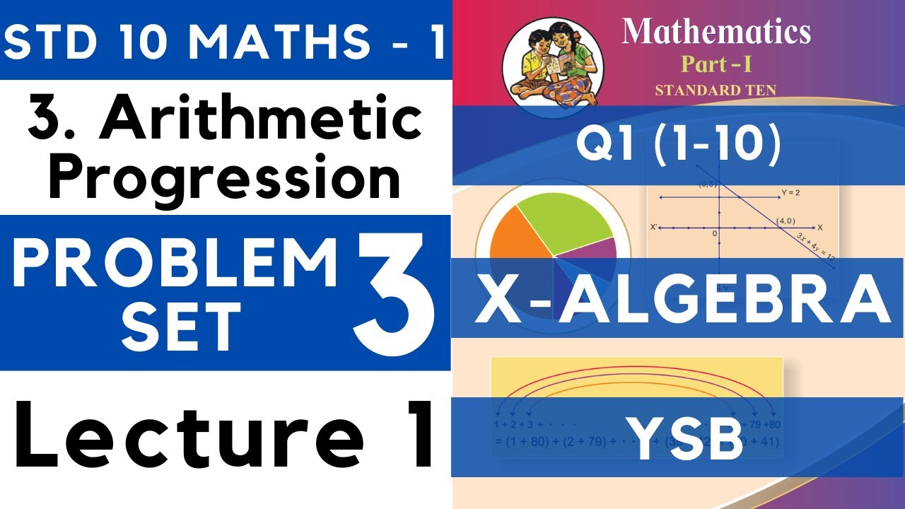Arithmetic Progression Class 10 Problem Set 3 Lecture 1 | SSC Std 10 ...