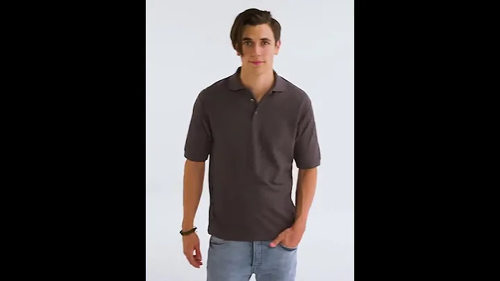 Jerzees 537 and 537MSR Easy Care Adult Pique Sport Shirt - Buy at ApparelnBags.com