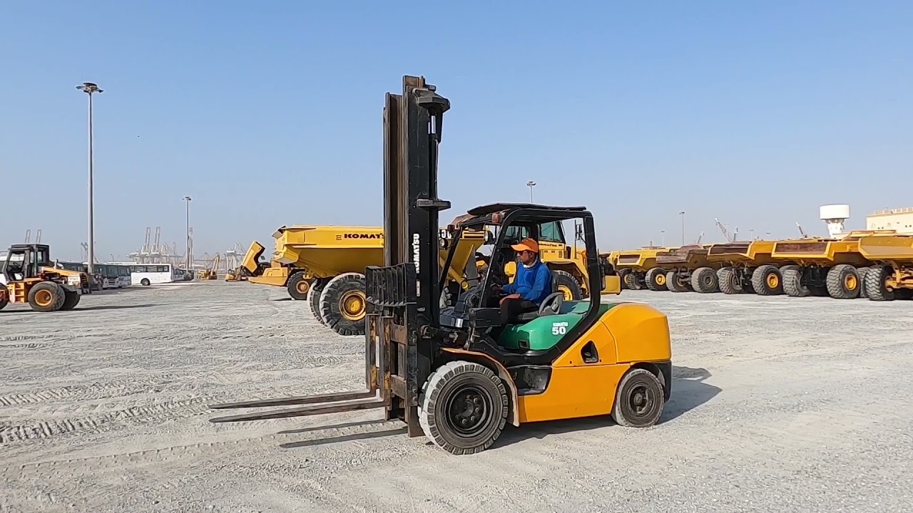 2008 Komatsu FD50AYT10 5 Ton Forklift Dubai, UAE Auction 29 & 30