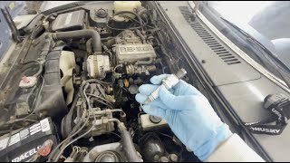 Athlete Statistics Day 10: Spark Plug Installation on 1984 Mazda RX7 GSL-SE