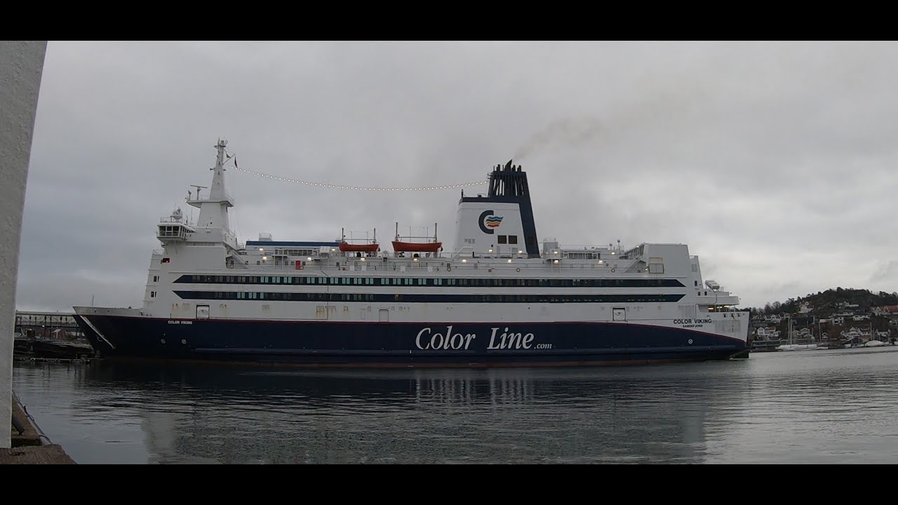 Color Viking departure Sandefjord 14.11.22 (Real time)