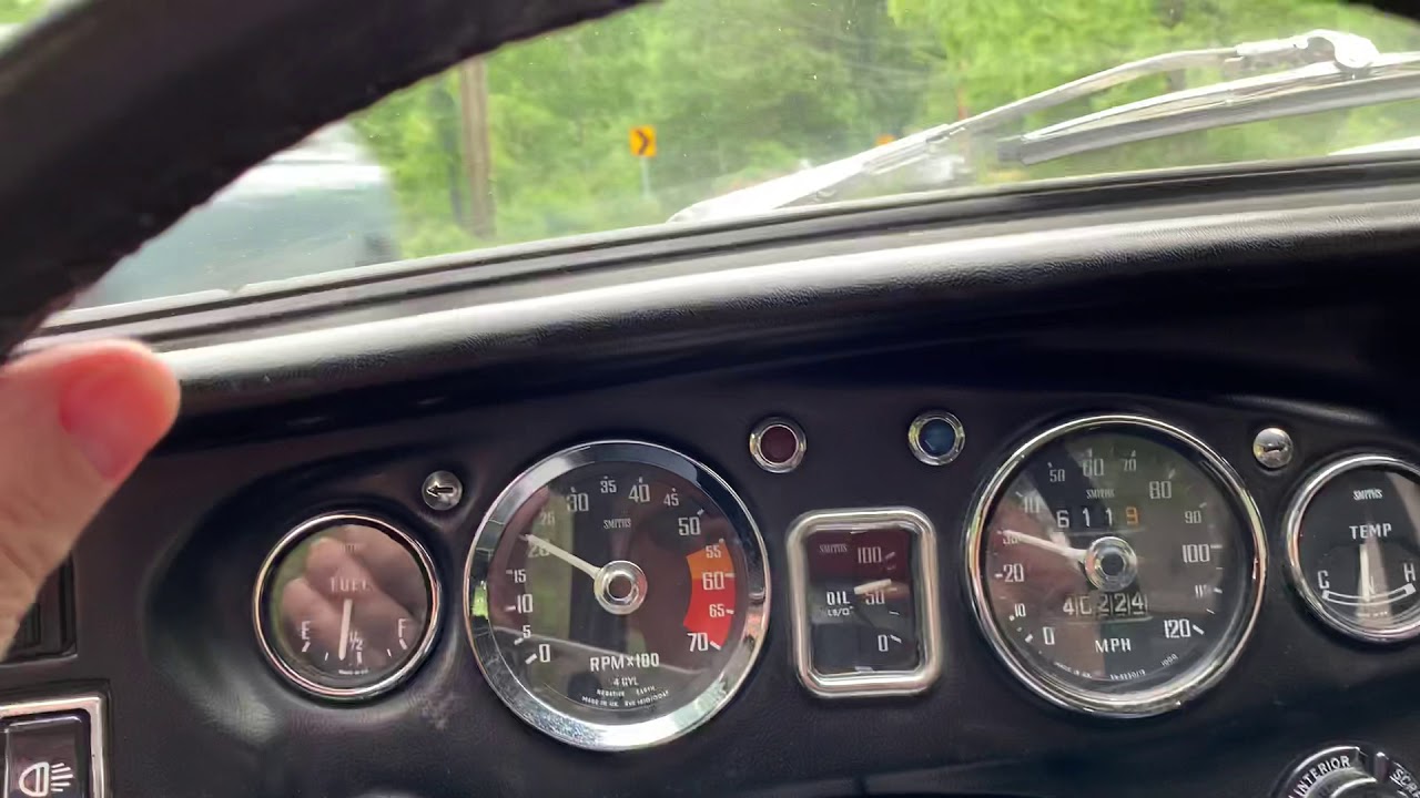 Mgb gauges wipers running YouTube