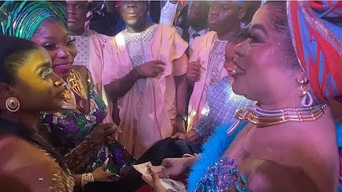 BOBRISKY TOOK THE SHINE AS SHE SPRAY BUNDLES OF MONEY ON STAGE AT US BASED DR TEEGLAM WEDDING PARTY