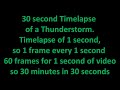 Thunderstorm Time-lapse