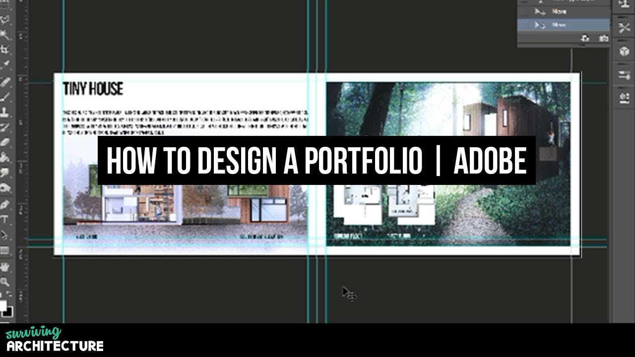 How to make a portfolio for Architects in Adobe Photoshop 2!