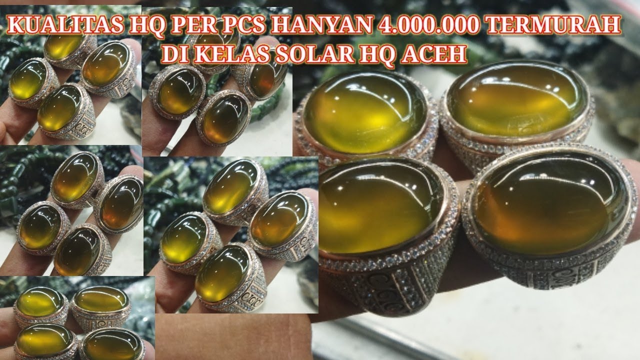 BATU AKIK SOLAR ACEH SUPER KRISTAL GIWANG KONTES #gemstones #agate ...