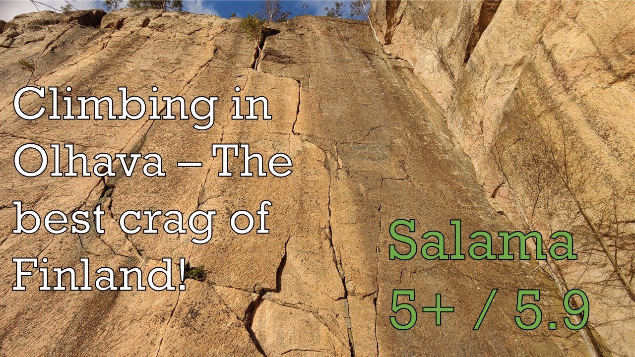 Trad climbing in Olhava - Salama (5+ / 5.9)