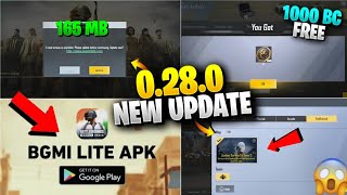 Finnally 😍 Bgmi Lite Apk Download | 165 Mb Update In Pubg Mobile Lite 😱 | 0.28.0 Update 2024 | screenshot 3