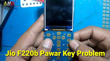Jio F220b  power key not work problem jio f220b power button problem All jio power Key not Working