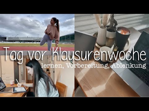 TAGESROUTINE VOR DER KLAUSURENWOCHE // 4 Klausuren in 4 Tagen, wie bereite ich mich vor ...