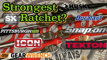 Strongest Ratchet Brand Ultimate Test SnapOn Tekton ICON GearWrench