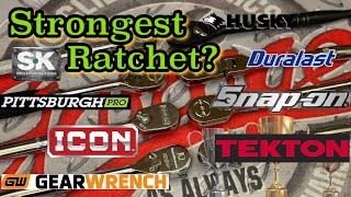 Strongest Ratchet Brand Ultimate Test SnapOn Tekton ICON GearWrench