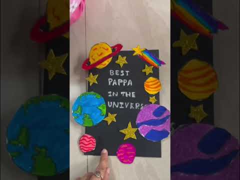 Happy Father’s Day | Father’s Day Card Making Workshop for Kids #diy #cardmaking #kids #fathersday