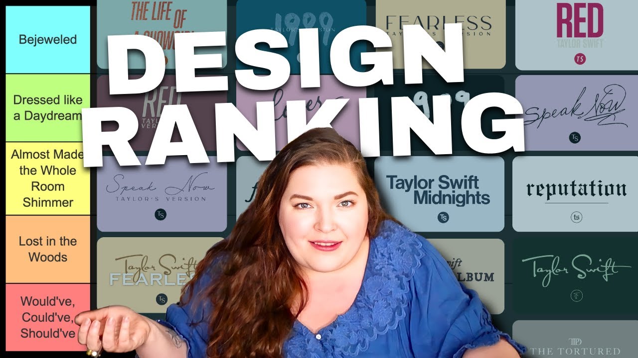 Every TAYLOR SWIFT ERA ranked by their graphic design
